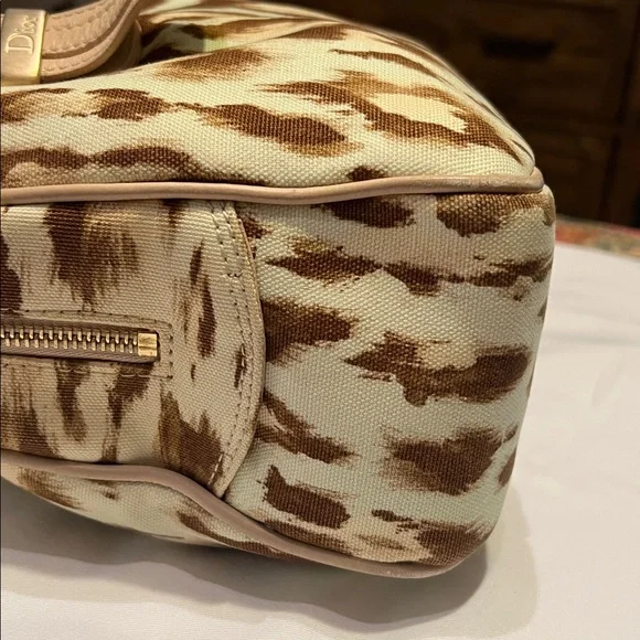 FLASH SALE🔥🔥🔥ABSOLUTELY GORGEOUS VINTAGE CHRISTIAN DIOR LEOPARD BAG💗💗💗 - Picture 10 of 17